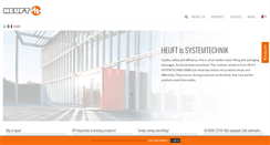 Desktop Screenshot of heuft.com